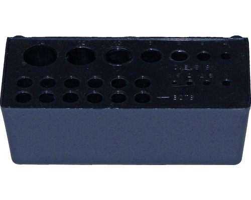 Küpper Support de système Panneau perforé pour embouts 125 x 55 x 40 mm noir