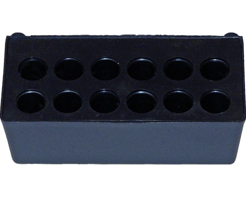 Küpper Support système pour panneau perforé pour grains 125 x 55 x 40 mm noir