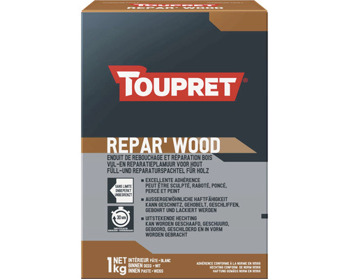 Toupret Füll- und Reparaturspachtel für Holz Repar'Wood 1 kg-0