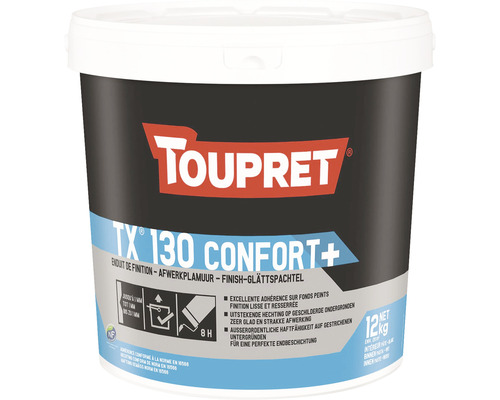 Toupret Enduit de finition TX130 Confort 12 kg