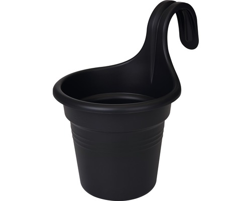 Pot de fleurs elho Green Basics® plastique Ø 18 H 26 cm noir