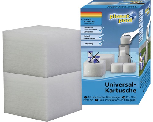 Planet Pool Universalkartusche im Würfelformat für Filteranlagen