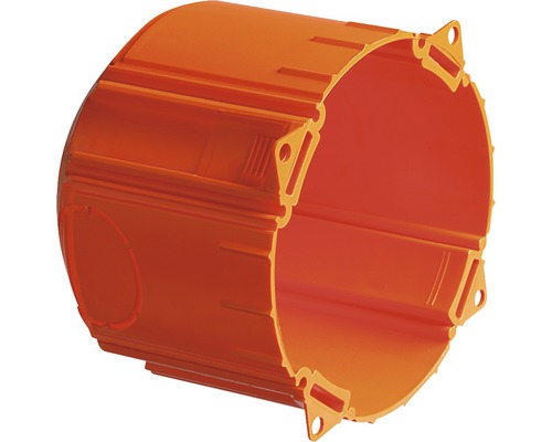Boîtier pour cloison creuse 76x76/58 mm orange