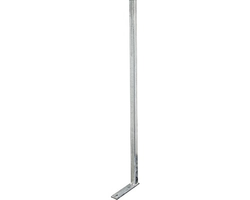 Universalpfosten zum Aufschrauben verzinkt 950 mm Metallpfosten mit Winkel