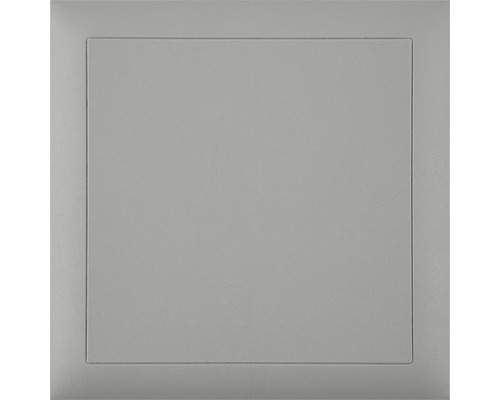 Couvercle avec traverse en diagonale 130x130x7 mm gris clare