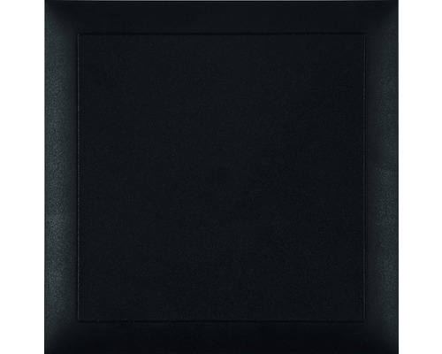 AGRO Couvercle avec traverse en diagonale 130x130x7 mm noir