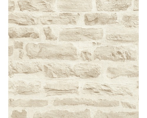 Papier peint aspect mur de pierres