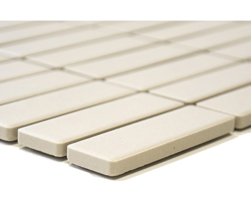 Carreaux de mosaïque en céramique, rectangulaires, gros plan