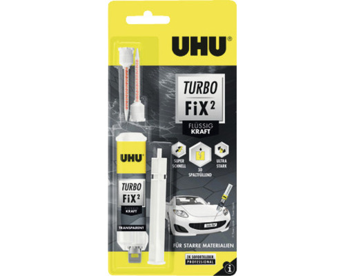 UHU Colle Turbo Fix² liquide forte 10 g Uhu Turbo Fix 2 Colle liquide emballage