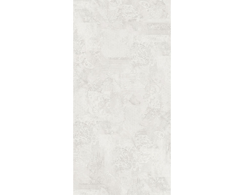 Feinsteinzeug Dekorfliese Tappeto Extra white 60x120 cm