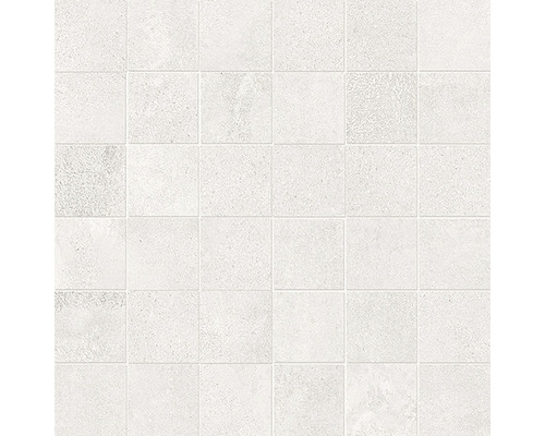 Mosaïque en grès cérame fin Extra white 30x30 cm Carreaux de sol carrés et clairs pour l''intérieur