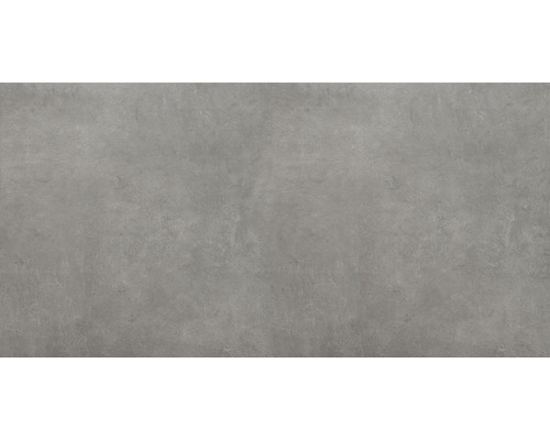 Dalle de terrasse en grès cérame fin Mirava HOMEtek anthracite bord rectifié 60 x 120 x 2 cm