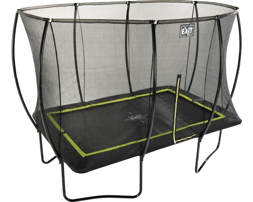 Rechteckiges Gartentrampolin mit Sicherheitsnetz