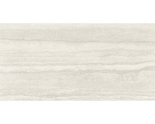 Carrelage de sol Memento Travertino bianco 59x118 cm