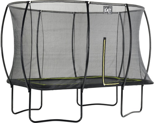 Rechteckiges Gartentrampolin mit Sicherheitsnetz