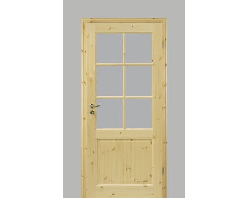 Porte maison de campagne Pertura Fengur pin 73,5x198,5 cm droite 02/SP6 (sans vitre)