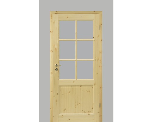 Porte intérieure Pertura Fengur style maison de campagne pin laque 73.5x198.5 cm droite 02/SP6 (sans vitrage)