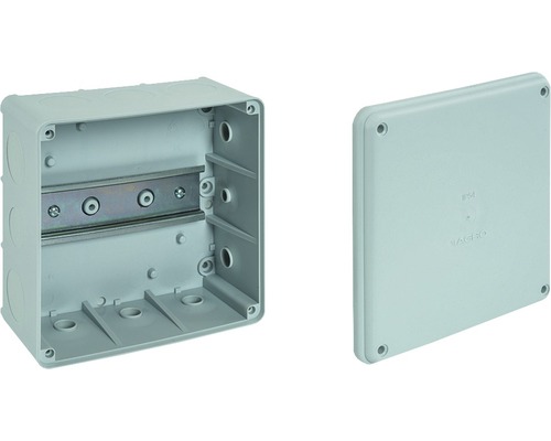 Boîte de dérivation avec DIN rail 50022 142x142/71mm IP54