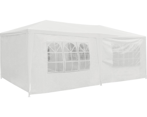 Partyzelt 3x6x2,55 m Polyethylen 120 g/m² weiss Partyzelt 3x6x2,55 m Polyethylen 120 g/m² weiss