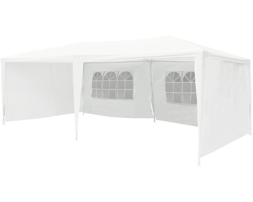 Tente de réception blanche avec fenêtres