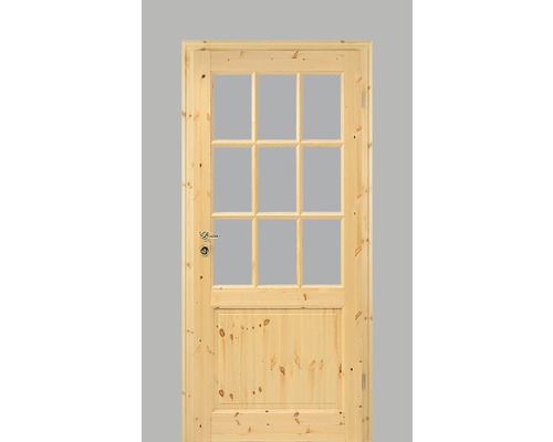 Porte intérieure Pertura Fengur style maison de campagne pin laque 98.5x198.5 cm droite 02/SP9 (sans vitrage)