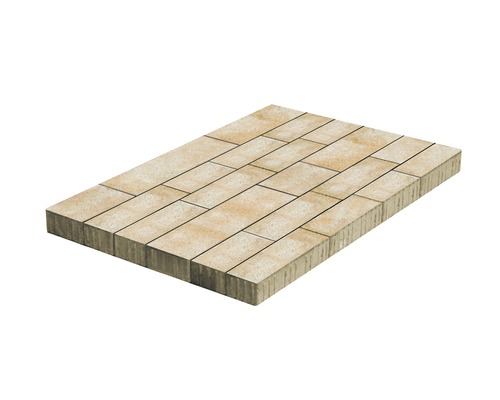 Pavé Allee City mélange blanc Sahara multi-format épaisseur 8 cm