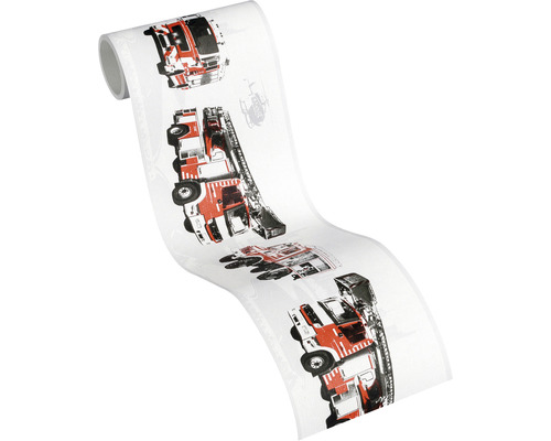 Tapetenrolle mit Feuerwehrwagen-Motiv