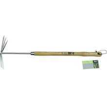 Griffe de jardin avec manche en bois
