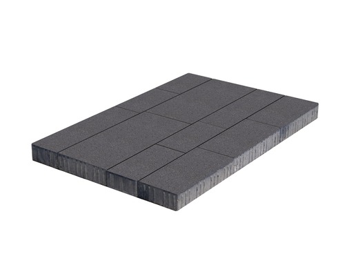 Pavé Allee Flair anthracite multi-format épaisseur 6 cm