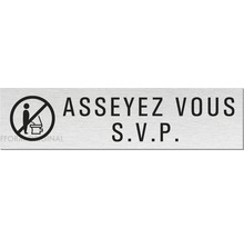 Panneau avec l''inscription: Veuillez vous asseoir.