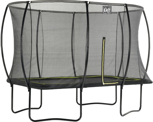 Rechteckiges Gartentrampolin mit Sicherheitsnetz