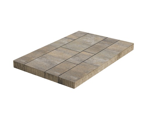 Pavé Allee Flair calcaire coquillier multi-format épaisseur 6 cm