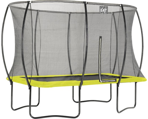 Rechteckiges Gartentrampolin mit Sicherheitsnetz
