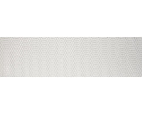 Carreau de mosaïque en céramique à motif hexagonal.