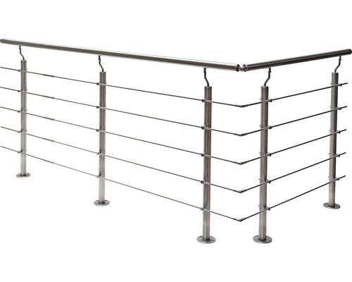 Balustrade set Pertura en forme de L haut 7 m