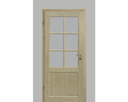 Porte intérieure Pertura Fengur style maison de campagne épicéa 86.0x198.5 cm gauche 02/SP6 (sans vitrage)