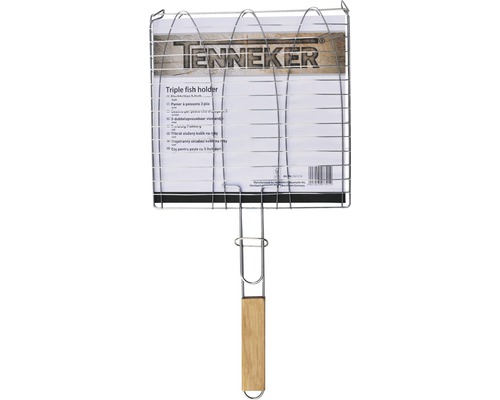 Tenneker® Fischbräter Stahl 61x28 cm-0