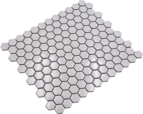 Carreau de mosaïque avec des éléments hexagonaux