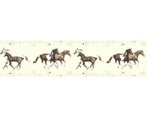 Bordüre 35838-2 Little Stars beige Pferde