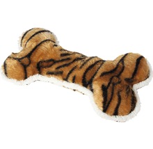 Jouet pour chien os avec motif tigre