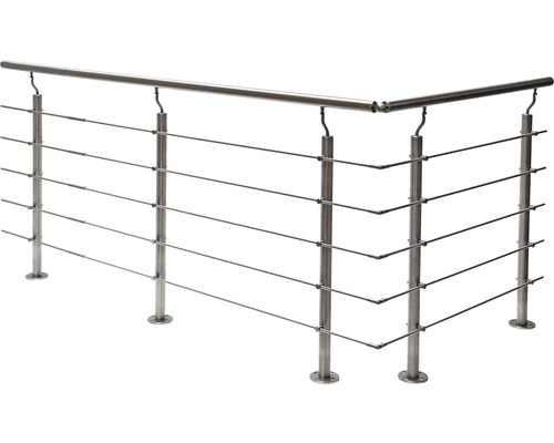 Balustrade kit Pertura en forme de L haut 3 m