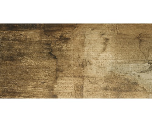 Carrelage de sol grès-cérame fin Edgewood noyer 45x90cm