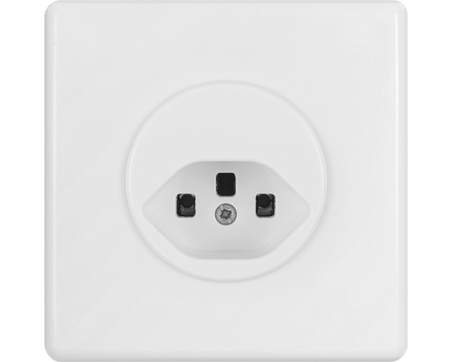 Basico UP Steckdose T23 weiss Steckdose für Elektroinstallation