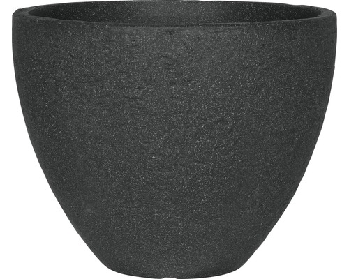 Pot de fleurs geli Stone plastique Ø 40 H 31 cm anthracite