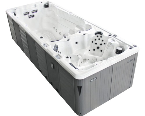 Piscine de nage à contre-courant avec fonction bain à remous pour l''extérieur