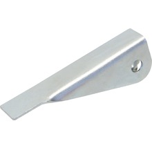 Coin métallique avec trou de fixation