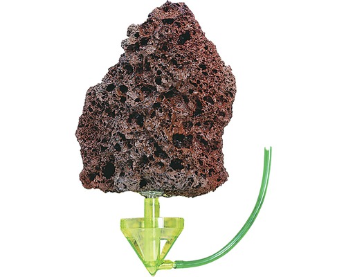 Pierre de lave pour aquarium avec diffuseur