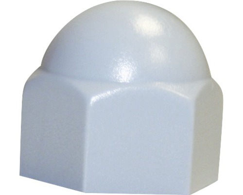 Cache pour vis six pans carré 10 mm blanc, 50 pièces Écrou borgne