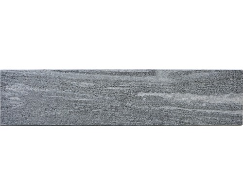 Dessus de muret Flairstone pièce d'extrémité Gneis gris arctique 115x27x3cm