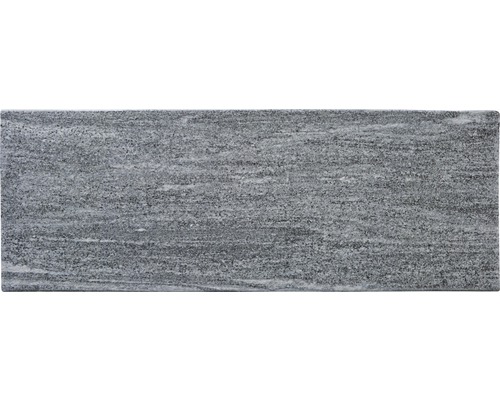 Bordure de piscine Flairstone Gneis gris arctique droit 115x35 cm 1 côté long arrondi